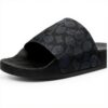 Coach Signature Coated Canvas Pool Slide Sandali Uomo