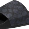 Coach Signature Coated Canvas Pool Slide Sandali Uomo-0