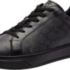Sneaker Coach uomo tela firmata carbone nero High Line-0