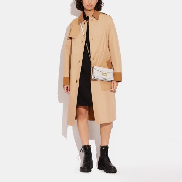 COACH Tabby Catena Frizione Gesso Donna Borse Accessori-4