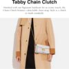 COACH Tabby Catena Frizione Gesso Donna Borse Accessori-1