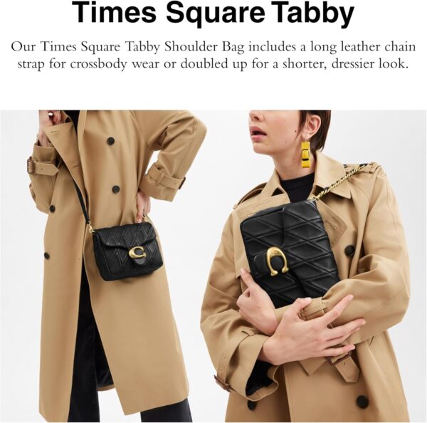 Coach Times Square Tabby Borsa Donna Pelle Nappa Trapuntata-1