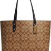 Borsa Tote COACH Town Unisex Adulto Cachi Nero-0