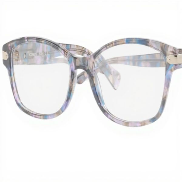 Montature Coach Donna HC6065 Rettangolari Tartaruga Viola