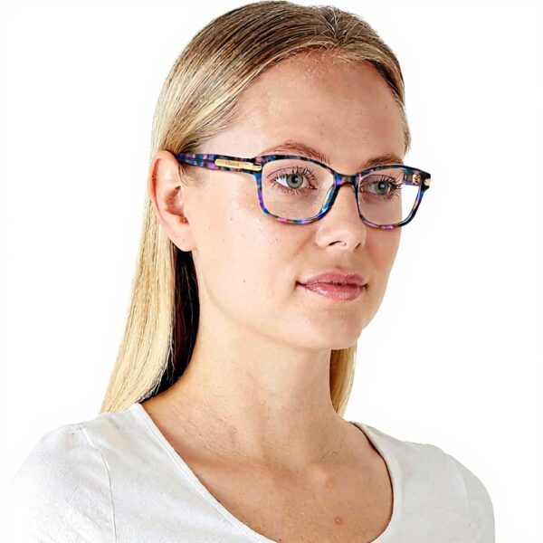 Montature Coach Donna HC6065 Rettangolari Tartaruga Viola