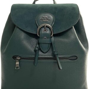 Zaino Coach Kleo donna pelle ciottoli tasche multifunzione-0