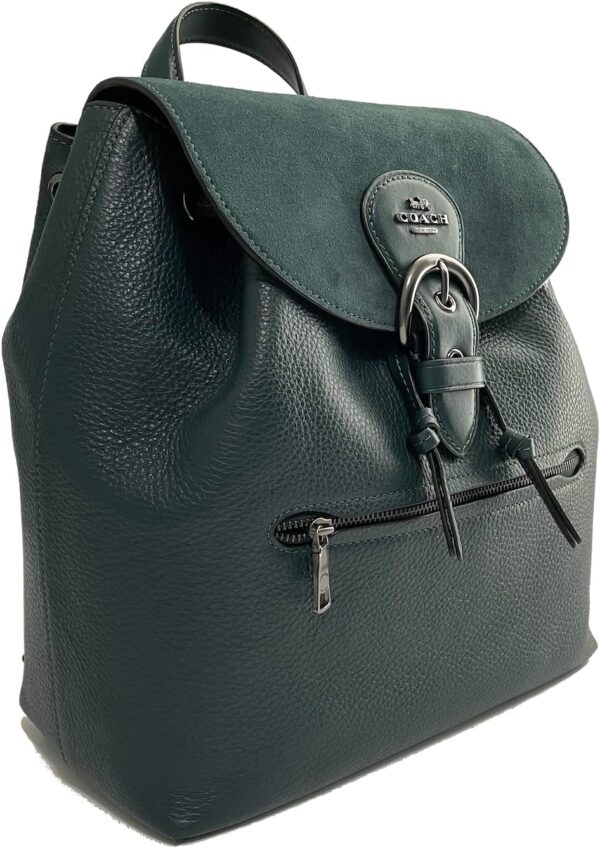 Zaino Coach Kleo donna pelle ciottoli tasche multifunzione-1