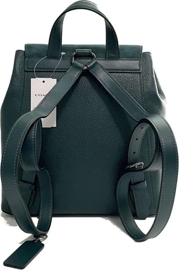 Zaino Coach Kleo donna pelle ciottoli tasche multifunzione-2