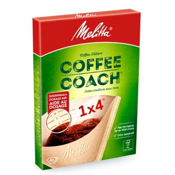 Filtri Melitta Coffee Coach sacchetti compostabili 40 pezzi