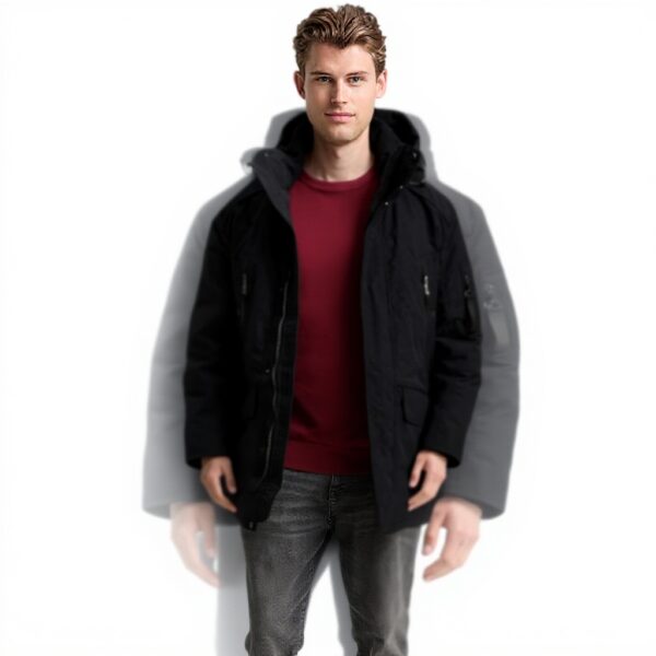 Parka Uomo Tom Tailor Cappotto Comodo Vestibilità Ottimale