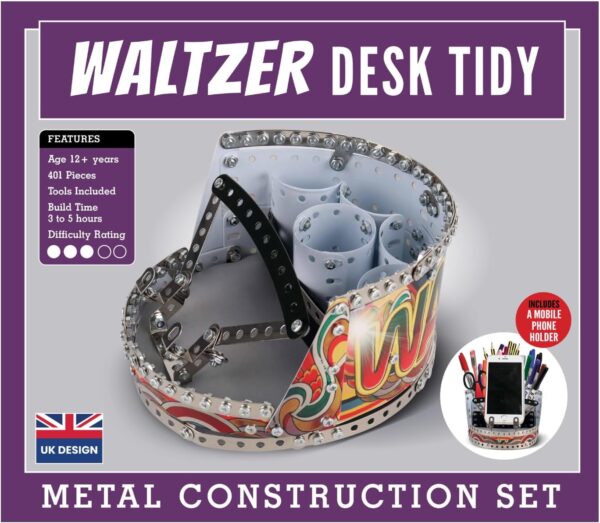 Set da scrivania metallo Waltzer organizer modellismo regalo-3