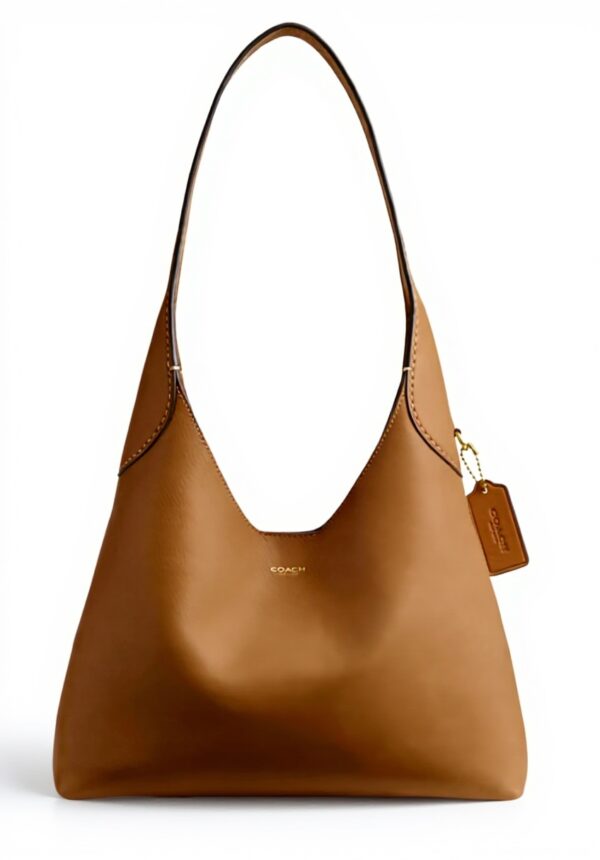 Coach Brooklyn Borsa a Spalla Donna Pelle Naturale Marrone