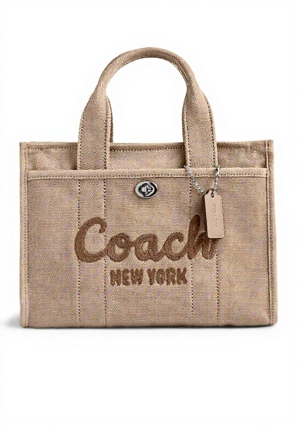 Borsa Tote Cargo COACH Donna Naturale Scuro Moda