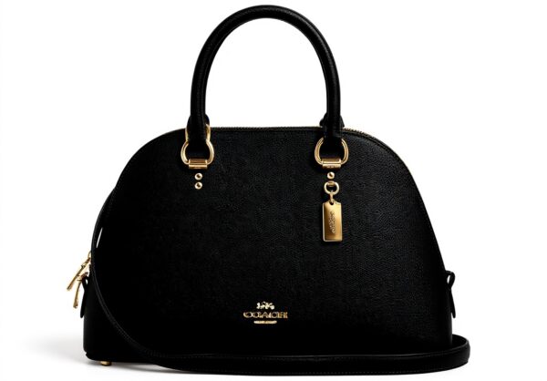 COACH Katy Satchel, Cartella Unisex in Pelle a Grana