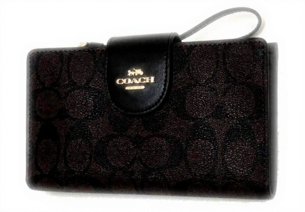 Portafoglio Tech Phone Wallet Coach in Canvas Colorblock